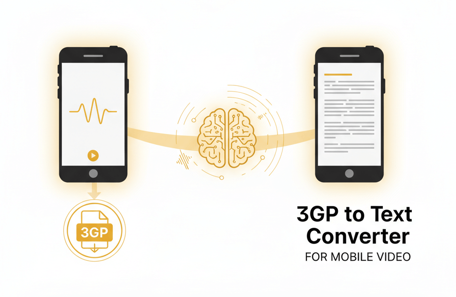 3gp to text conversion