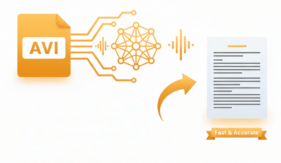 avi to text conversion