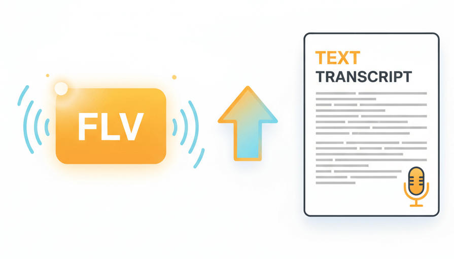 flv to text conversion