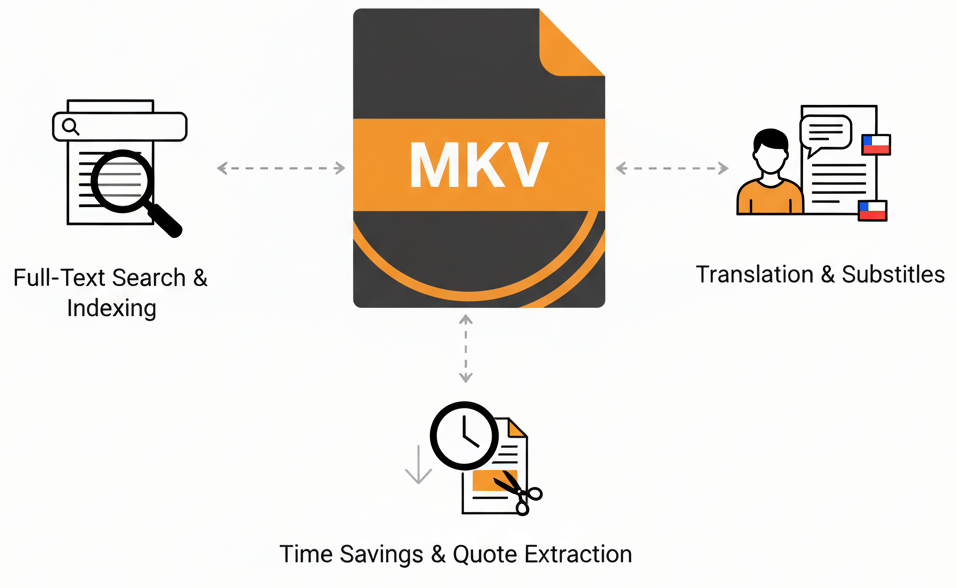 benefits of mkv transcription
