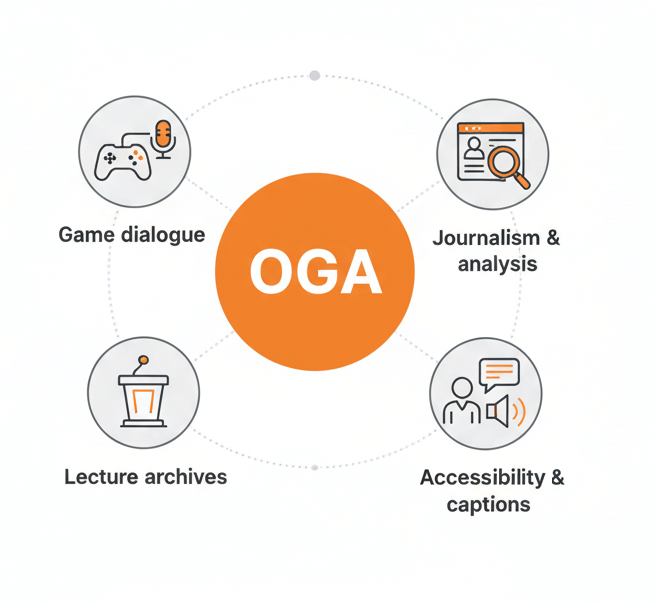 benefits of oga transcription