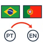 transcribe portuguese to english