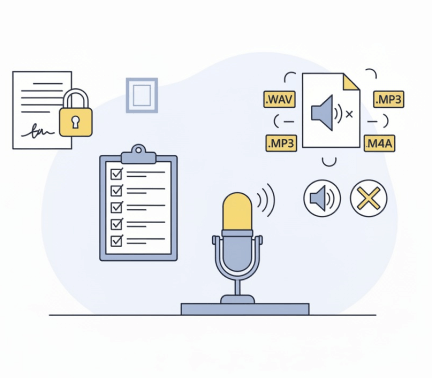 prepare for interview transcription