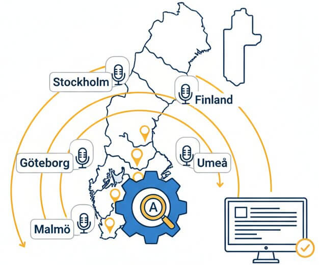 swedish dialect recognition